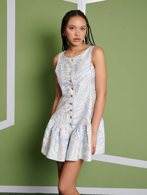 ワンピース (GHOSPELL) Caitlin Check Mini Dress Ghospell Caitlin Check Mini Dress – Sister Jane