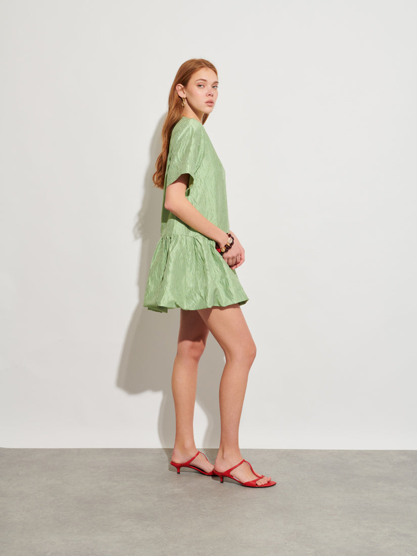 ゴスペル GHOSPEL Bubble Mini Dress Kit Bubble Hem Mini Dress – Ghospell