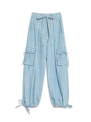 Cleo Striped Cargo Trousers