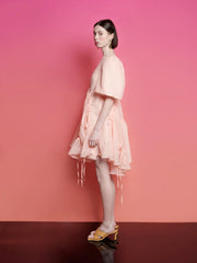Paola Ruched Mini Dress