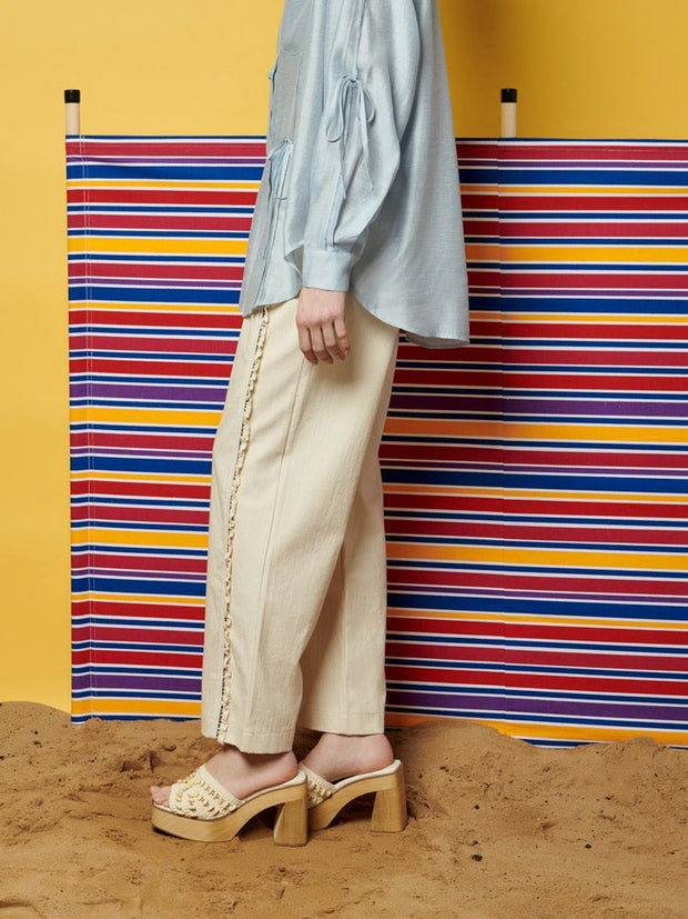 Donna Trimmed Trousers