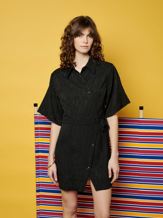Kate Wrap Mini Dress – Ghospell