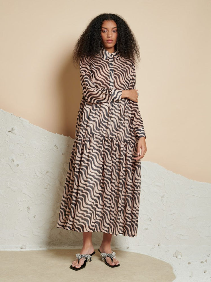 Cecilia Printed Midi Dress