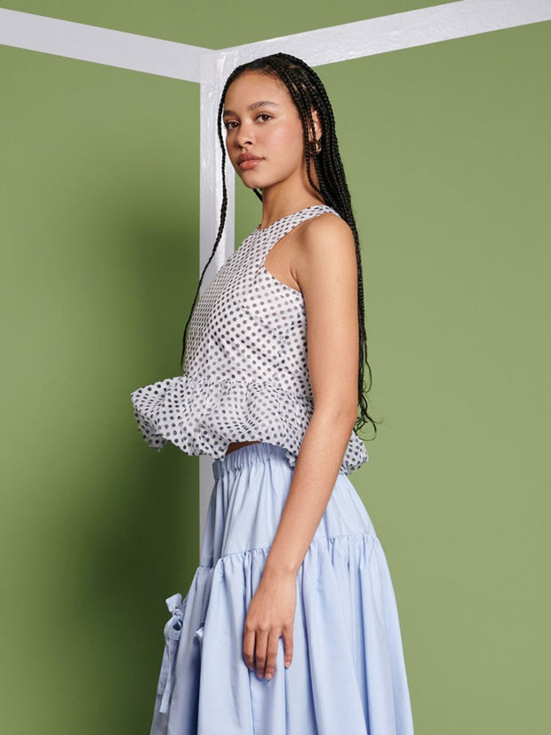 Martina Polka Dot Top