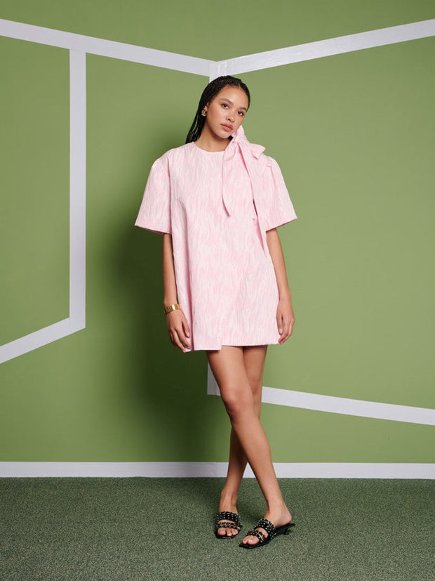 Misty Wrap Mini Dress