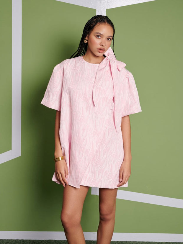 Misty Wrap Mini Dress