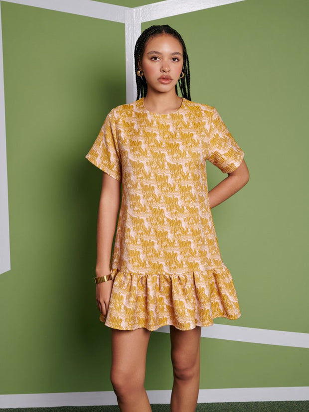 Ali Jacquard Mini Dress