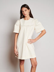 Quincey Drill Mini Dress
