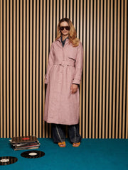 Dusty PU Trench Coat