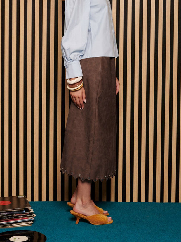 Courtney Studded Midi Skirt