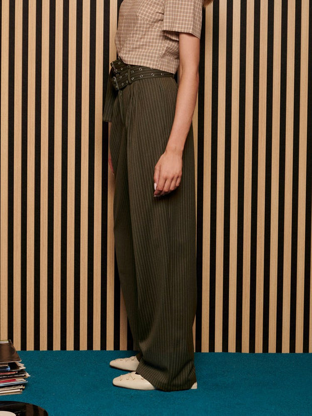 Bettie Pinstripe Trousers