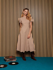 Rita Check Midi Dress