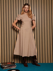 Rita Check Midi Dress