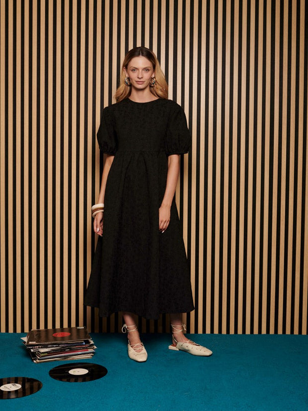 Domi Jacquard Midi Dress