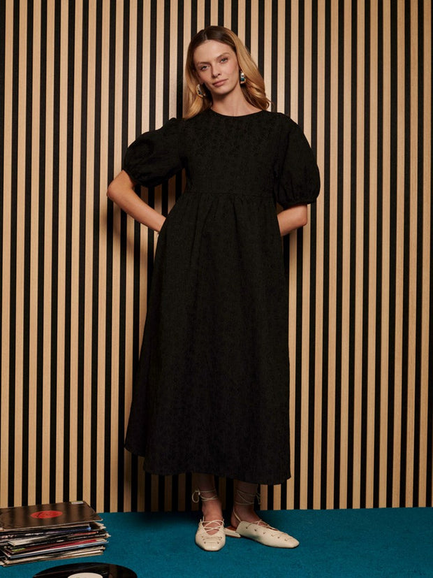 Domi Jacquard Midi Dress
