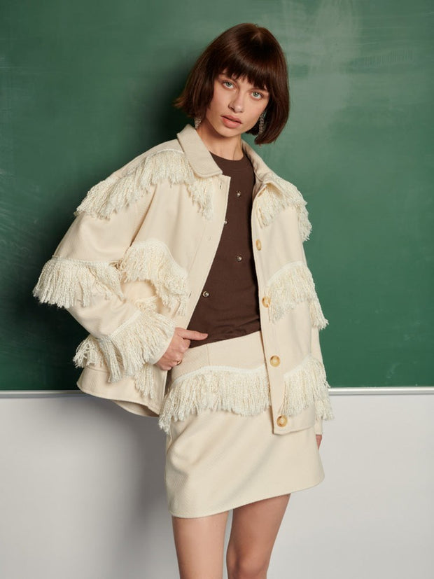 Soliha Fringe Jacket