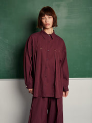 Kiraz Pleated Shirt
