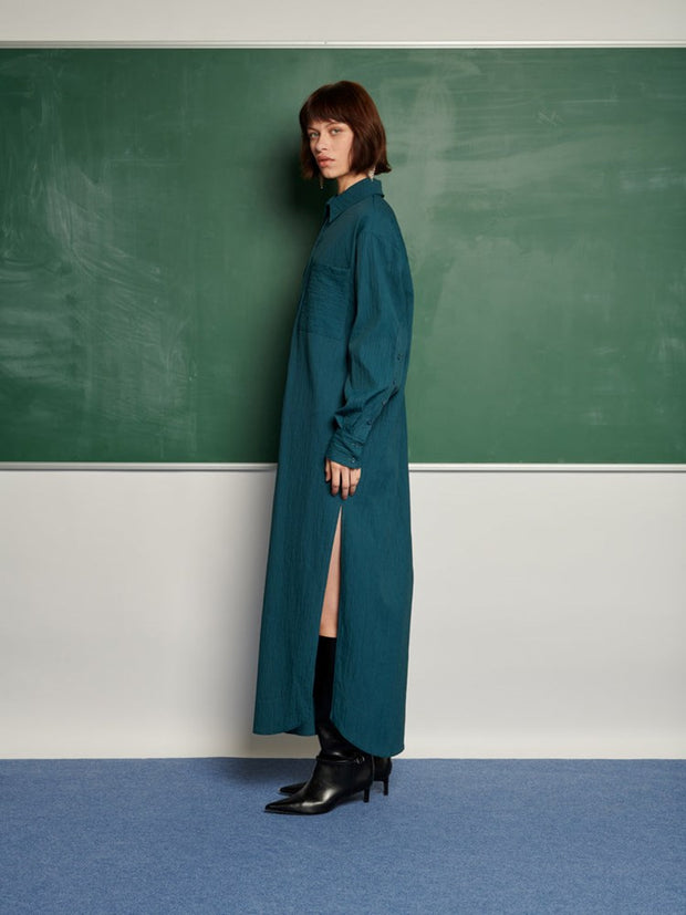Indira Maxi Shirt Dress