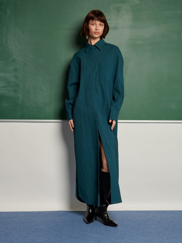 Indira Maxi Shirt Dress