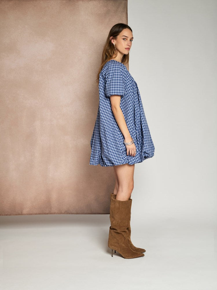 ghospell counter pleated mini dress Ghospell Counter Pleated Mini Dress