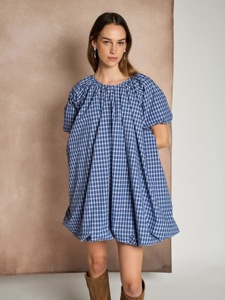 marissa mini dress Ghospell Marissa Mini Dress Oxford Blue / L