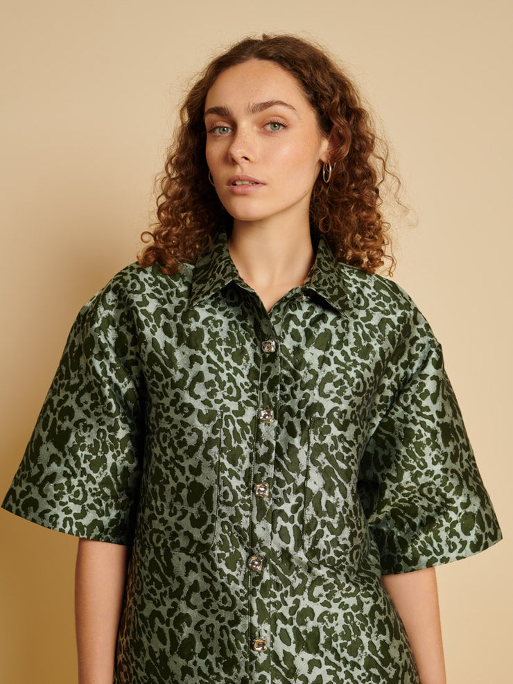 Ebba Leopard Shirt