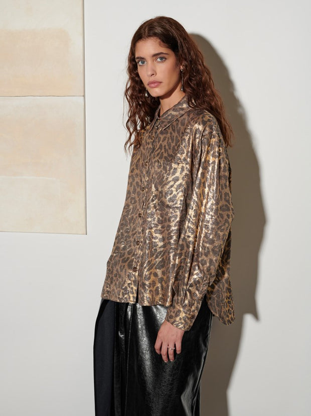 Pamela Leopard Shirt