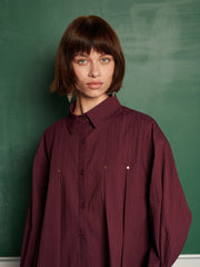 Kiraz Pleated Shirt