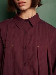 Kiraz Pleated Shirt