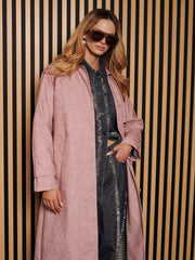 Dusty PU Trench Coat