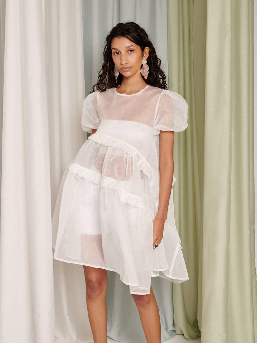 トップス GHOSPELL / Lennie Sheer Mini Dress Lennie Sheer Mini Dress – Ghospell