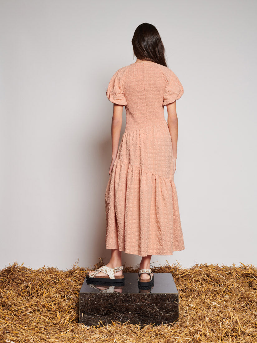 ghospell pink dress Ghospell wrap mini dress with oversized bow detail in pink zebra print