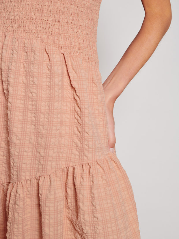 Keziah Check Midi Dress