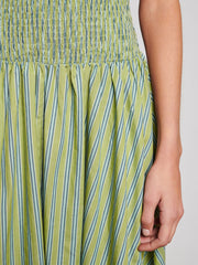 Josephine Stripe Midi Dress