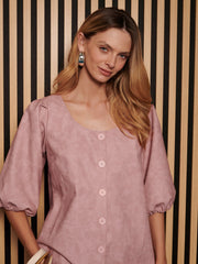 Dusty PU Mini Dress