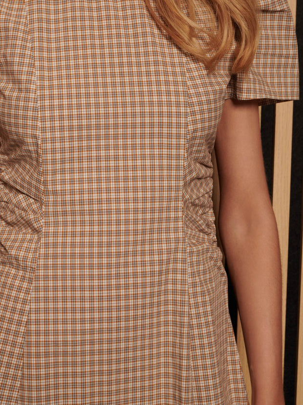 Rita Check Midi Dress