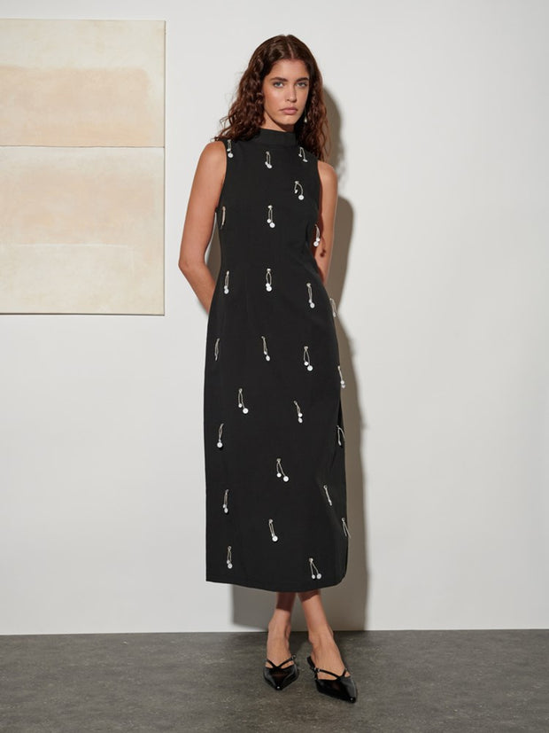 Augusta Embellished Midi Dress