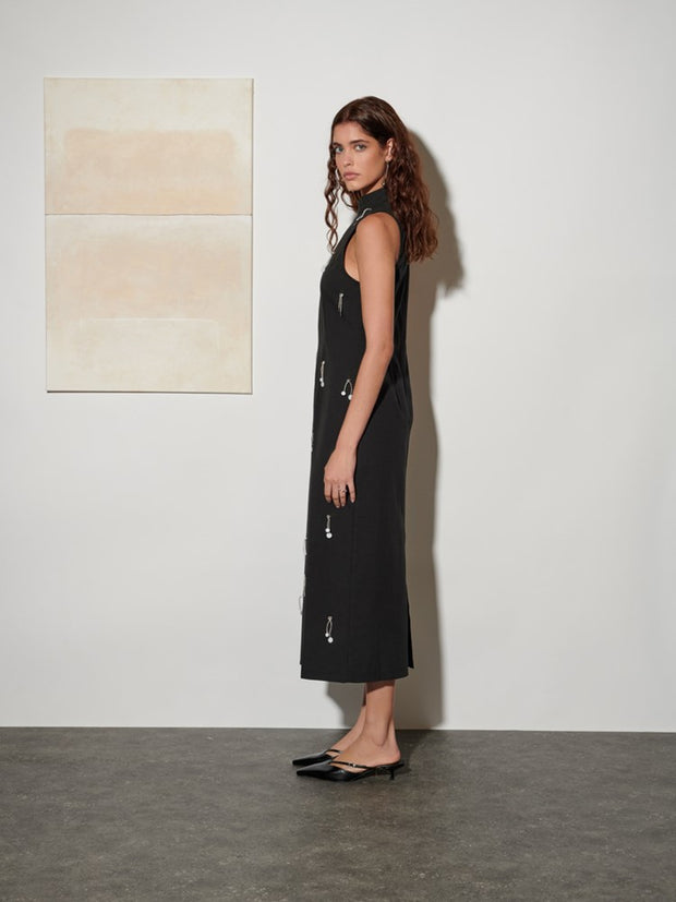 Augusta Embellished Midi Dress