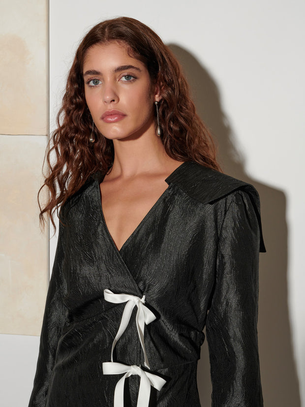 Julie Wrap Mini Dress