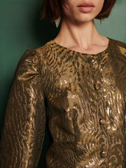 Jouri Metallic Mini Dress