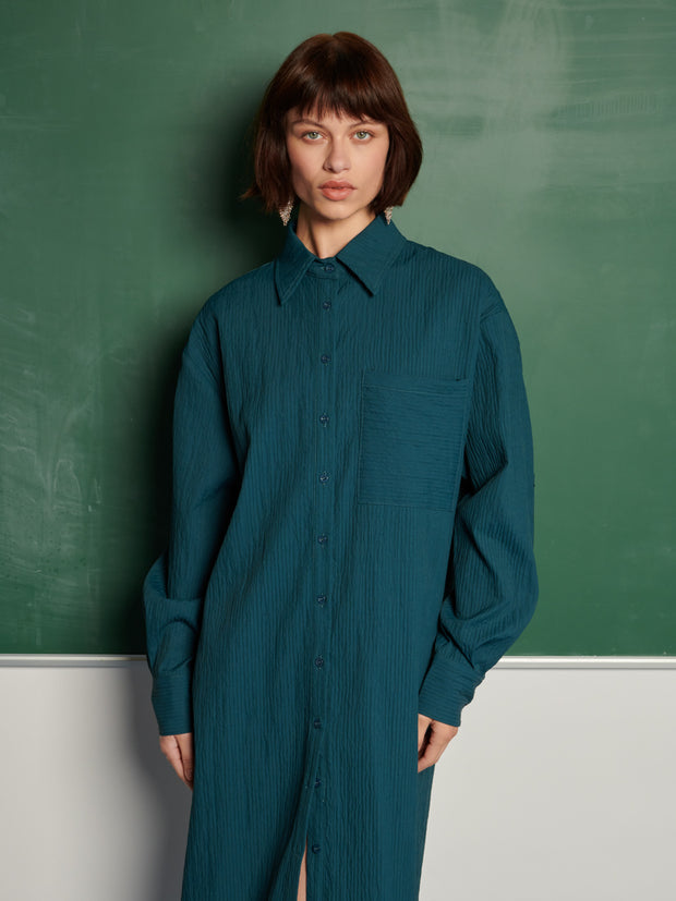 Indira Maxi Shirt Dress