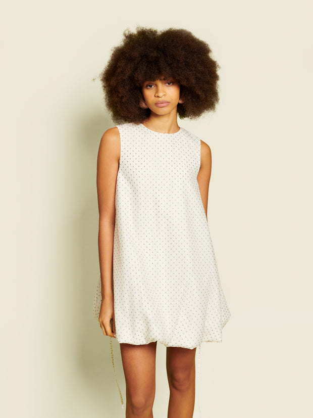 white dress with gold polka dots Spira Dot Mini – Ghospell flapper custume this dress is sure Skims Cotton Rib Tank Size:120