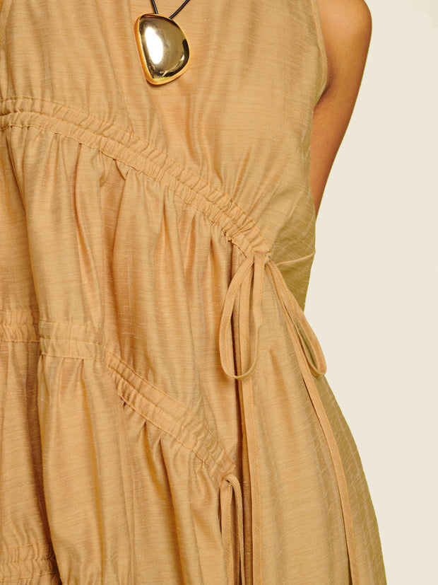 midi dress rehearsal dinner Queendancer Women Ivory Chiffon Midi Engagement Dress with Slit Pleated  V-Neck A Line Rehearsal Dinner Dress with Sleeves – queendancer