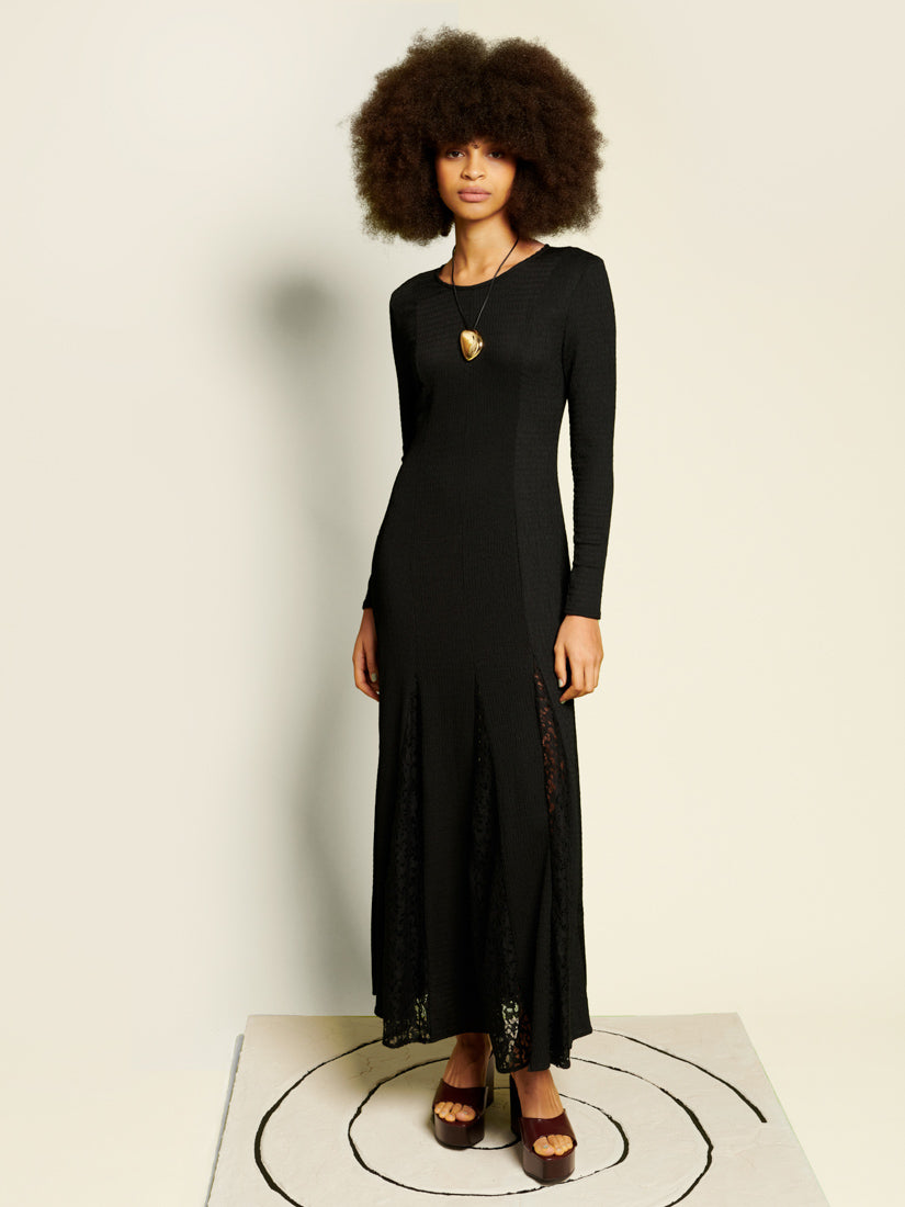 Oriane Godet Maxi Dress – Ghospell