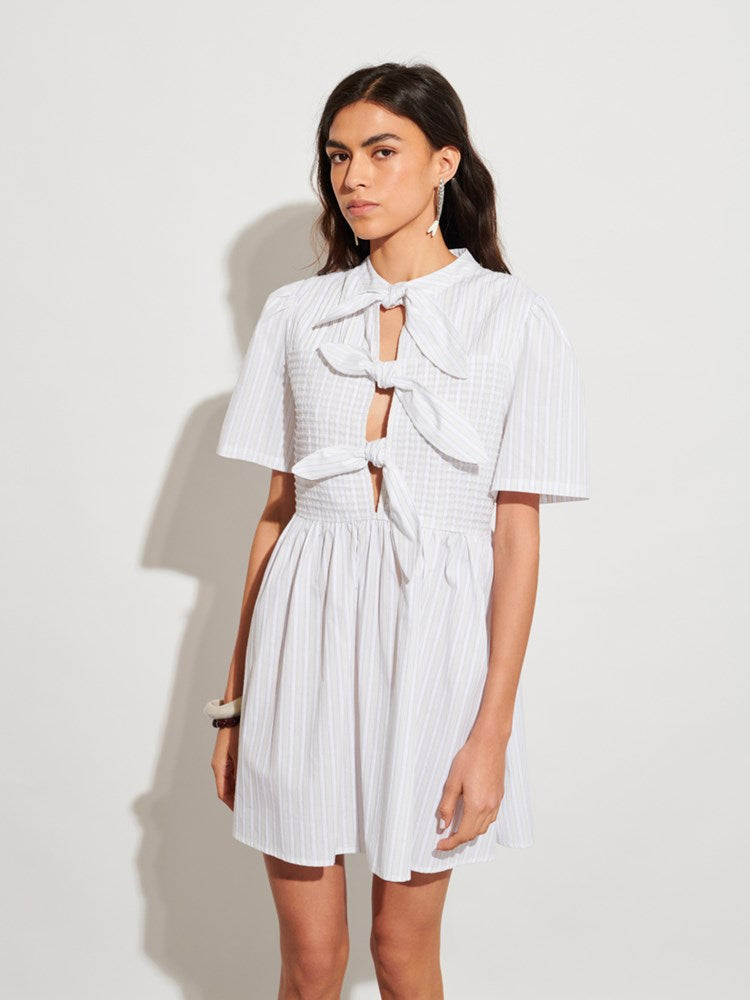 byron mini dress MAJORELLE Byron Mini Dress in Pink Sand