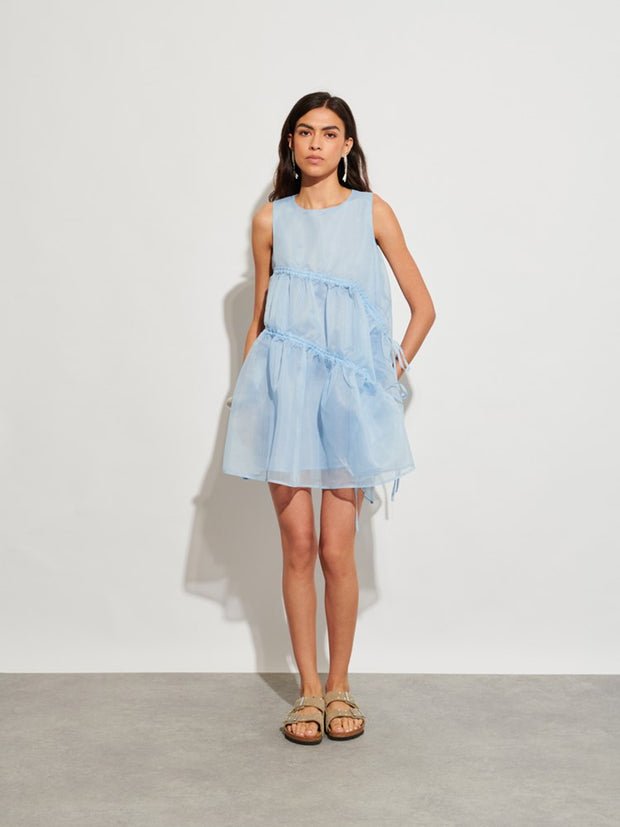 indie mini dress – Ghospell 36.22 25.19 M 33.85 bird Color::#52-Black Scarlett Satin Maxi Dress
