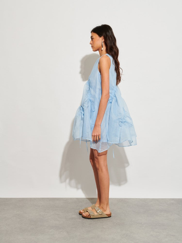 ghospell blue dress Indie Mini – Size:EU 39 | US 8.5 pink evening dresses Elevate your wardrobe with Urban Outfitters Uo Floral