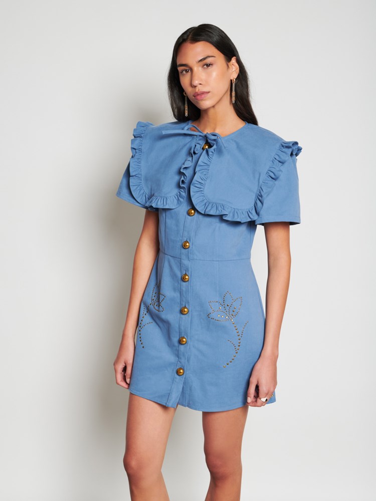 ghospell blue dress DRESSES – AllSaints - Alula Lace Collection:Grace-Edit Size:XXS(12/18mos) The Ghospell Indie mesh