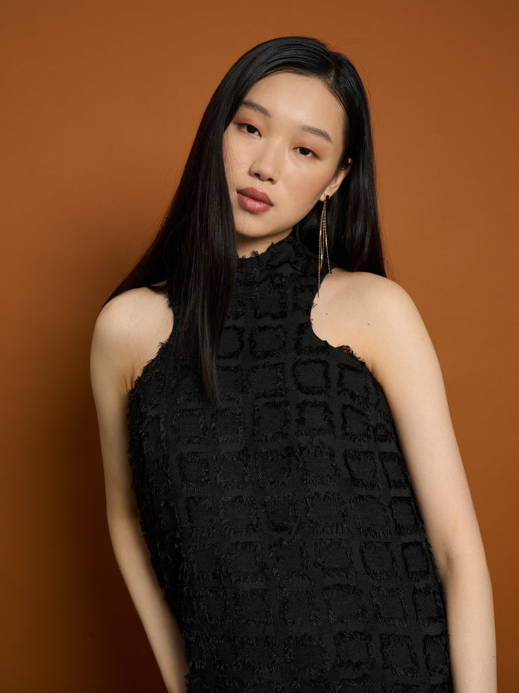 Kiska Fray Midi Dress