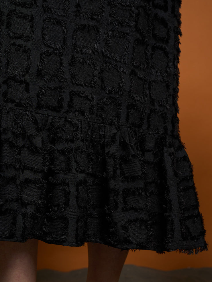 Kiska Fray Midi Dress